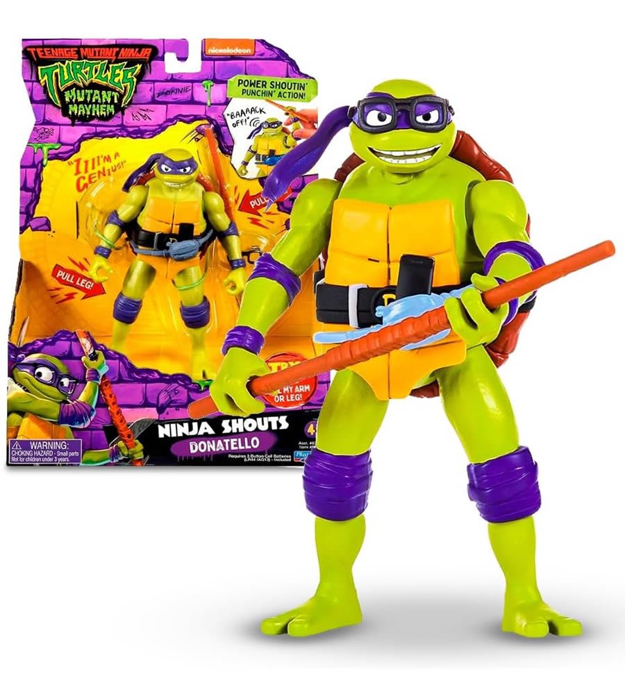 Boneco Tartarugas Ninja Donatello Colecionável - Sunny - Fabrica da Alegria