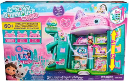 Gabby's Dollhouse - O Filme - Casa Deluxe c/som - Interativa