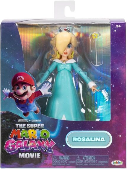 Super Mario Filme - Boneco Articulado 12cm - Rosalina -Sunny