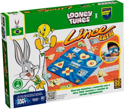 Jogo de Tabuleiro - Lince Tátil - Looney Tunes - Grow - 4687