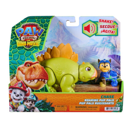 Patrulha Canina -  2 Bonecos Chase e Dinossauro com Som 4873