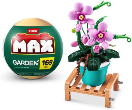 Blocos Montar MAX - Max Premiun Garden - Orquídea - 169 Peças