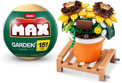 Blocos Montar MAX - Max Premiun Garden - Girassol - 151 Peças